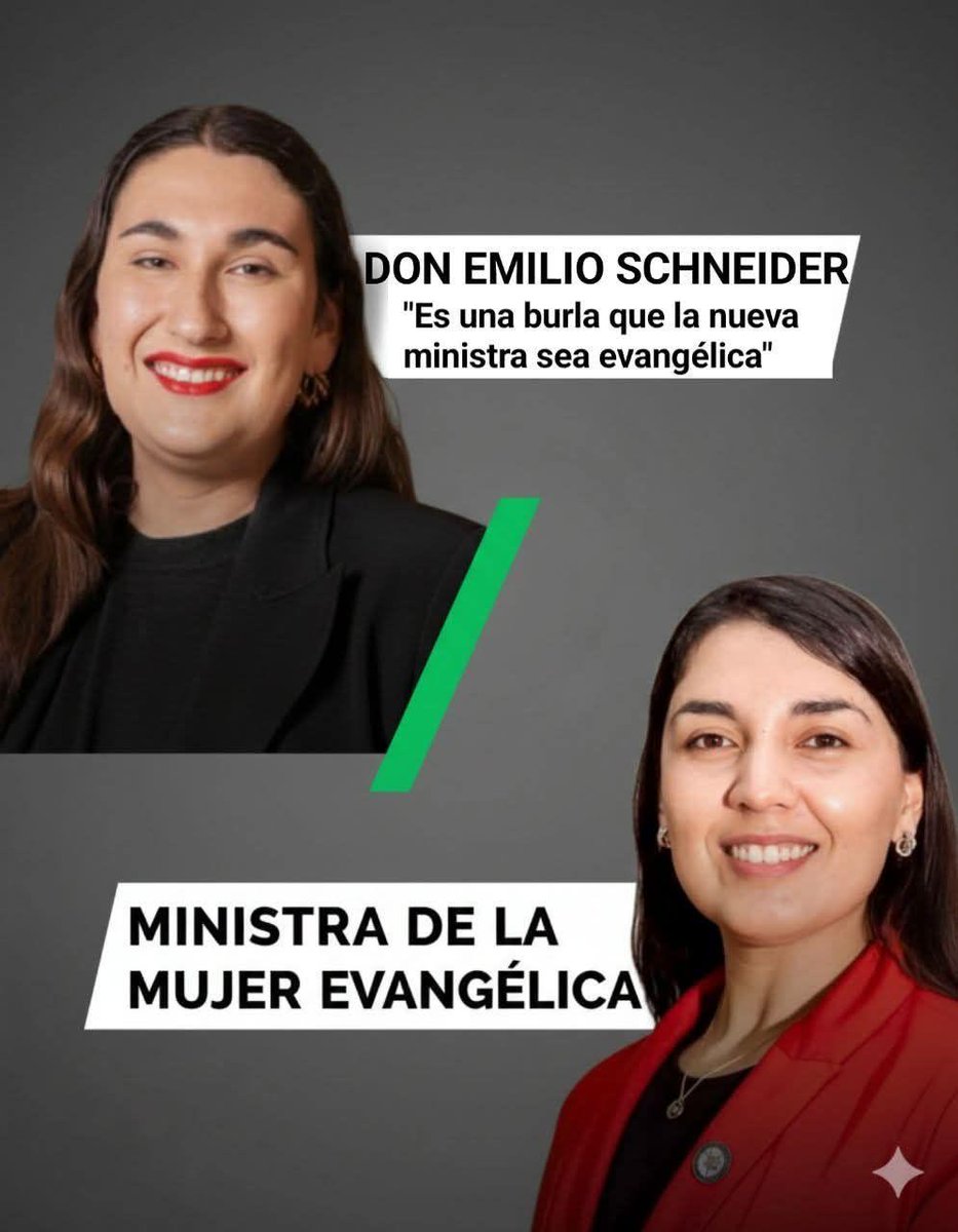Que un hombre no se sienta representado por la nueva ministra de la mujer está bien. Es ministerio hecho para la mujer, no para las que se creen y piensan mujer..