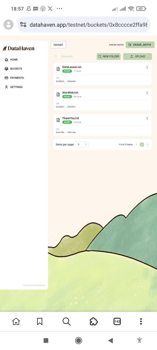For my Stargazer’s Archive, I stored three text files on DataHaven: a personal wish for 2026, an important lesson about secure data, and a thank-you message for the community. It feels great to preserve meaningful moments forever. <a href="/DataHaven_xyz/">DataHaven 🫎</a> 📁✨
