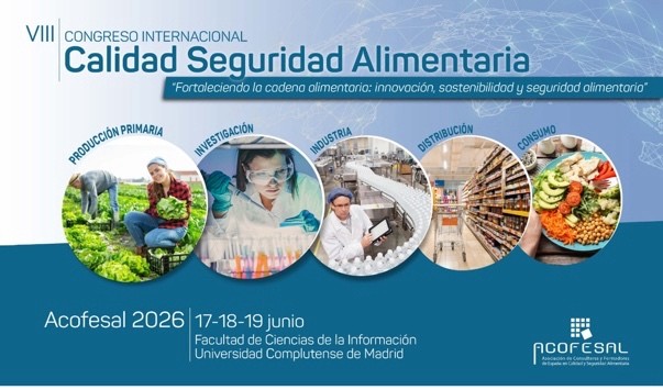 Isabelsilva_7's tweet photo. VIII Congreso Internacional de #Calidad y #SeguridadAlimentaria #CongresoAcofesal #ACOFESAL2026 @ACOFESAL1

🗓️ Apúntate las fechas: 17, 18 y 19 de Junio
📍Facultad de Ciencias de la Información @UCMccinf
✳️Presenta tus trabajos de: investigación, innovación... https://t.co/BCkJNTb5MK