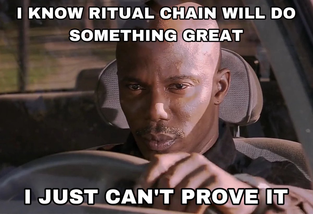 We All Know It

#Gritual 
<a href="/ritualnet/">Ritual</a> | <a href="/ritualfnd/">Ritual Foundation</a> 
<a href="/Jez_Cryptoz/">Jez ritual/acc (❖,❖)</a> | <a href="/dunken9718/">dunken(ritual/acc) (❖,❖)</a> | <a href="/0xMadScientist/">Stefan | Mad Scientist (❖,❖)</a>