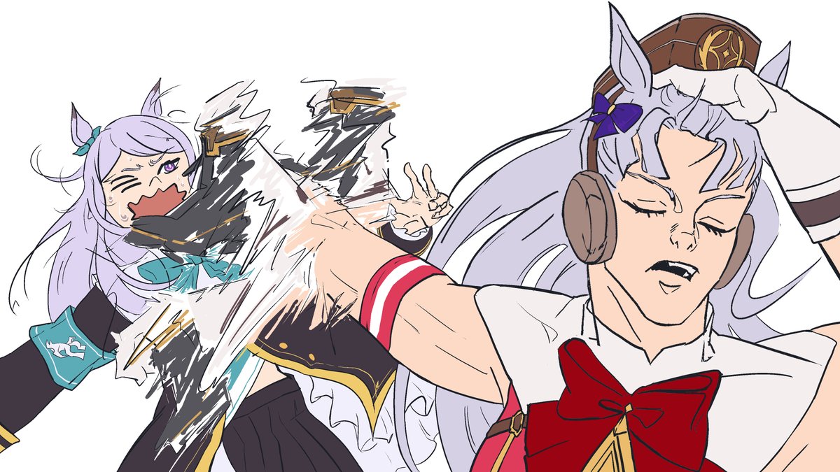 Gold Ship hair flip 

#Umamusume #JJK #wip #MejiroMcQueen