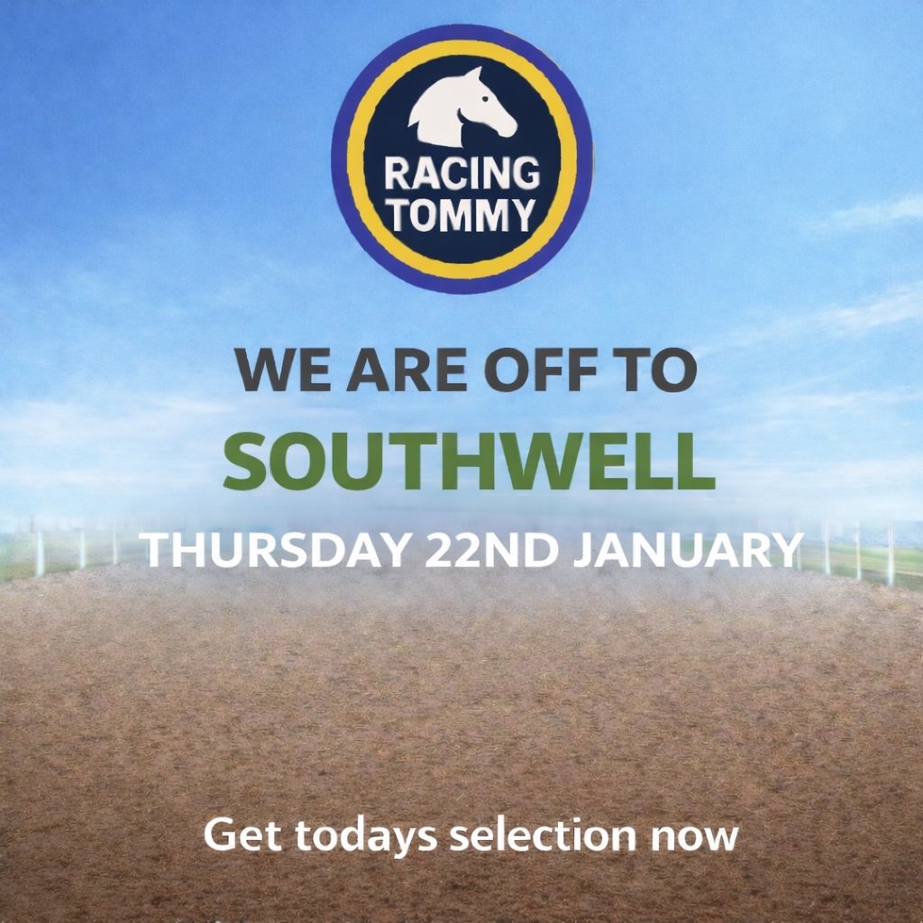 Today we are off to #Southwell race course 🙌 

We had a 10-1 WINNER at Southwell on Tuesday! 🎯

I’ve got another value price selection for you today! 🏇

10 likes ❤️ and I’ll post it 👇
