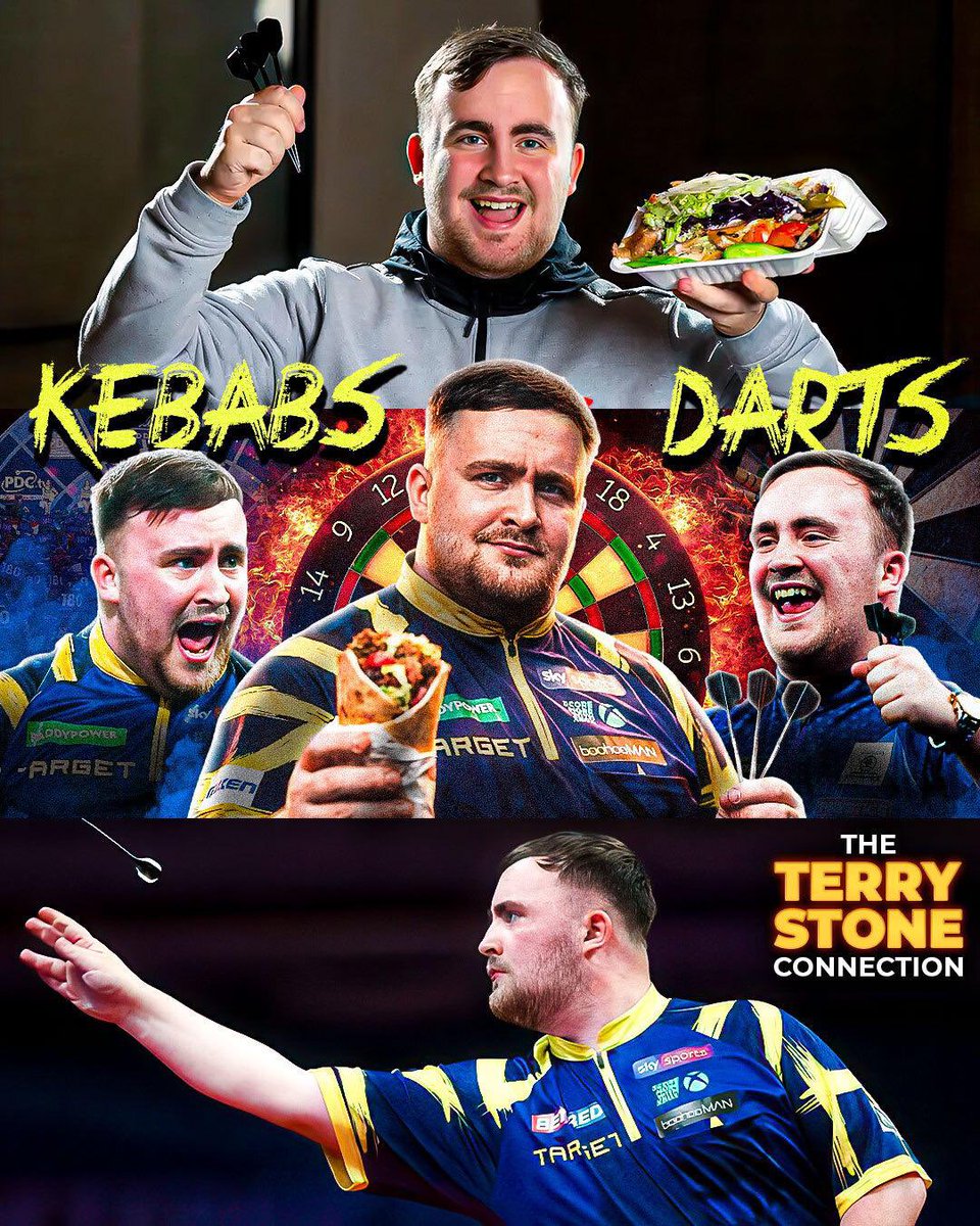 TerryStone's tweet image. The man, the myth &amp;amp; darts legend Luke Littler only on @TerryStonePod so make sure you tune in this Friday at 6pm on all audio &amp;amp; visual platforms 🎬🥂

#lukelittler #darts #pdc #terrystone #podcast 

Watch here:
youtube.com/@terrystonecon…