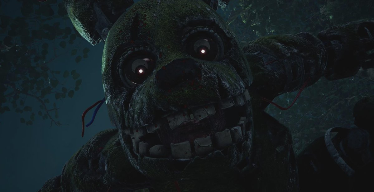 fnaftwitconfess's tweet image. ''If Springtrap actually says “I AM SPRINGTRAP” out loud in the FNAF 3 movie, I’m walking out of the theater.
The less Springtrap talks, the better the film is.
He can have lines, sure. Just don’t make him talk too much. 🙏🏻''