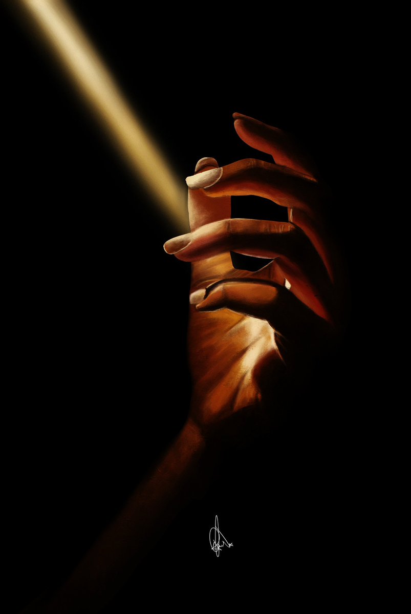 artbyxam's tweet image. I painted light