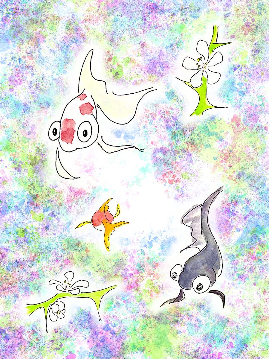 「きょうもお疲れ様でした。」😄
#水彩画　#動物