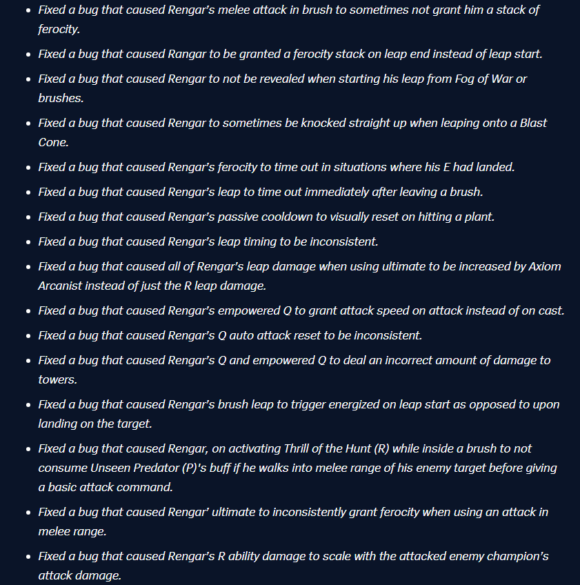 ItzIntegral's tweet photo. patch 26.1 &amp; 26.2 - combined bugfixes: 33
AND HE STILL HAS PASSIVE BUGS WHILE JUMPING ON PLANTS BTW XDDDDD @drewlevin 

(only blastcones reset passive timer, fruits n vision plants dont + if u jump on them sub 5s ur ferocity stackbar still disappears visually) https://t.co/ABoVPfFvV1