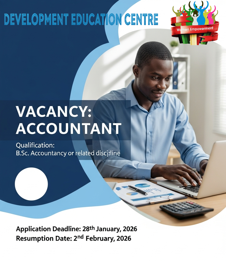 dec_enugu's tweet photo. VACANCY: ACCOUNTANT

DEC Enugu is Hiring!

We invite qualified and committed candidates to apply for the position of Accountant.

Interested candidates should submit their applications on or before the closing date.
Only shortlisted candidates will be contacted. https://t.co/HrfGmutPG9