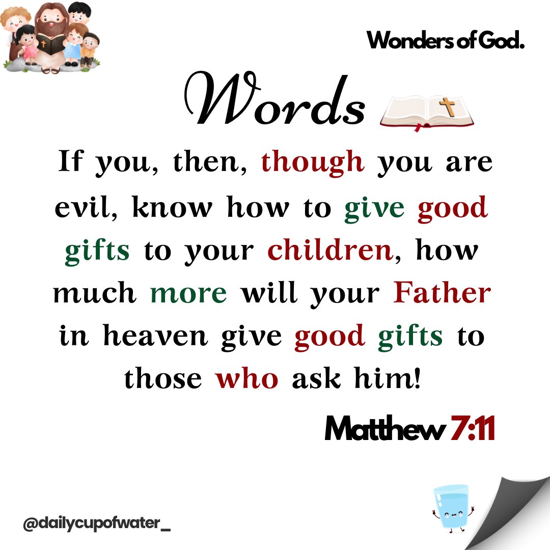 dailycupofwater's tweet photo. Daily Words: God Will Provide!

Divine Provision Is Here!#dailywords 

List Out All Your Needs &amp; See God’s Hand Tick Them Off!👼🏽👑🎁#jesus 

Heaven Is Never In Shortage! Be Calm &amp; Trust In God’s Plan!🌾🧺 #dailymotivation 

You’re Precious In God’s Sight!❤️🫂 #wondersofGod 👼🏽🚚🎁 https://t.co/oIRBIZGZpS