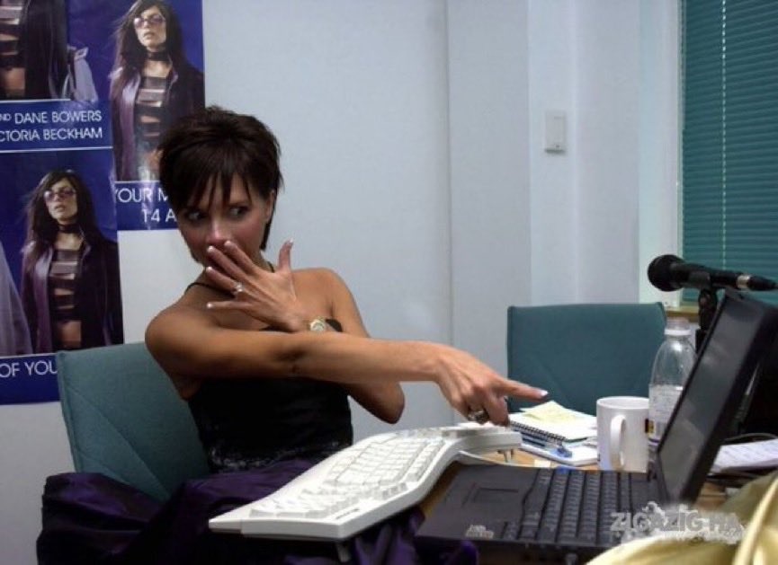 SianThymes's tweet image. I know it's been a few days now, but I've really enjoyed how this has brought the resurgence of Victoria Beckham as a pop culture figure