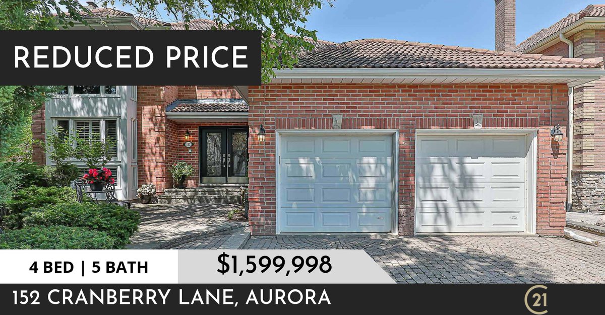KatalinSimonka's tweet photo. 📍 Reduced Price 📍 
The price is REDUCED at 152 Cranberry Lane in Aurora, don't wait to set up a showing! 
Call or text (416) 985-8470 for more information!

Katalin Simonka
REALTOR® ABR® https://t.co/ZuUcaYJjmN https://t.co/vFvkCumKi7
