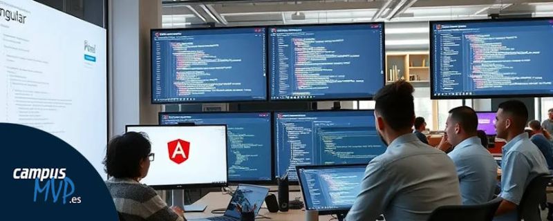 🔧 Con Angular no tienes que decidir qué librerías usar para formularios, enrutamiento o gestión de estado. Todo viene integrado. Vas a poder centrarte en construir sin perder tiempo en configurar. ➡️ campusmvp.es/recursos/post/…