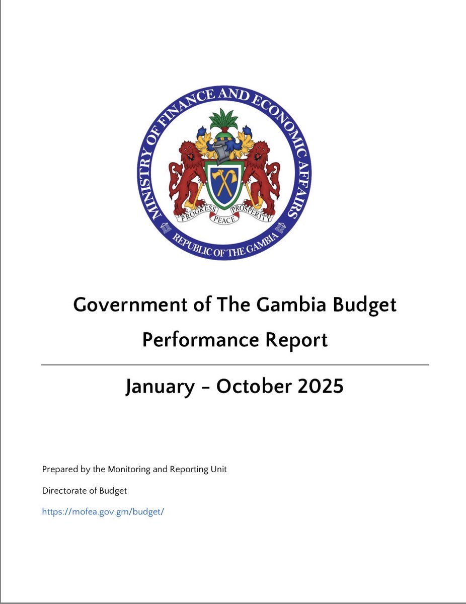 Ministry of Finance | Gambia tweet media
