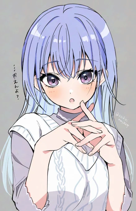 年末あたりから気になってて初めて描いた。 もっと知りたいよ…鈴木羽那のこと…