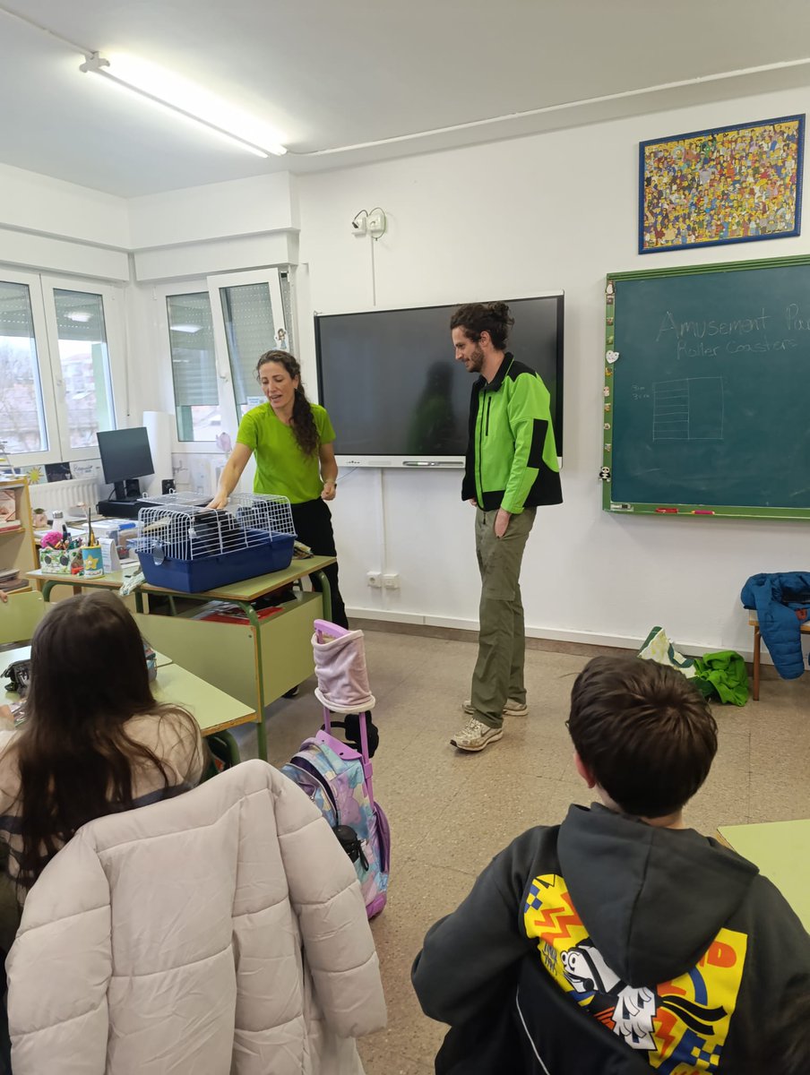 🐔Ayer nuestra Castellana favorita conquistó corazones🖤La Gallina Castellana Negra visitó el <a href="/JesuitinasBu/">Jesuitinas Burgos</a> y <a href="/Claudio_CEIP/">CEIP Claudio Sánchez Albornoz</a>.  Gracias por uniros a #Hovo, un proyecto que siembra curiosidad y futuro. Cuando se toca y se siente, la educación se vuelve auténtica