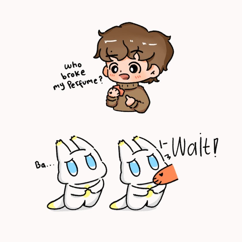 norenliyfee's tweet image. Who broke my perfume?