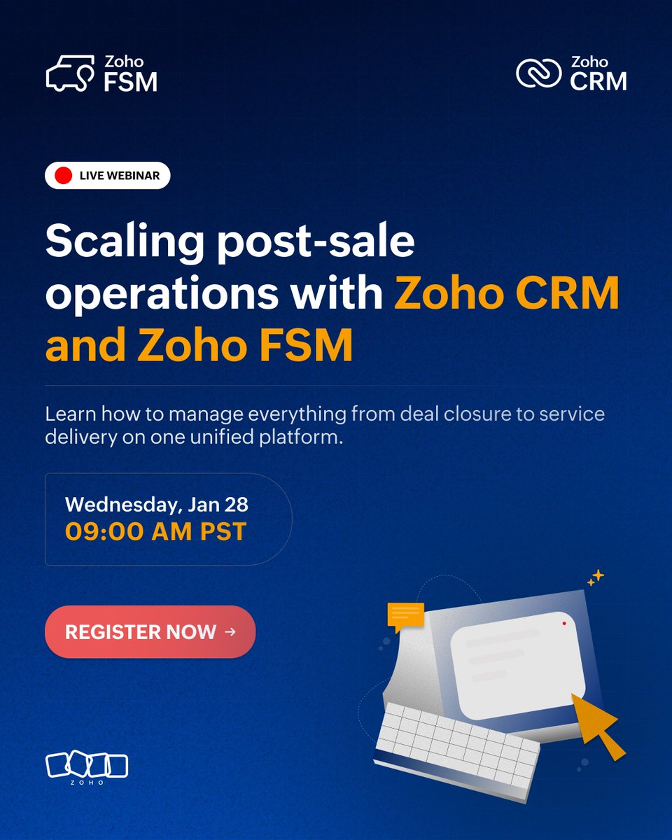 Zoho CRM tweet media
