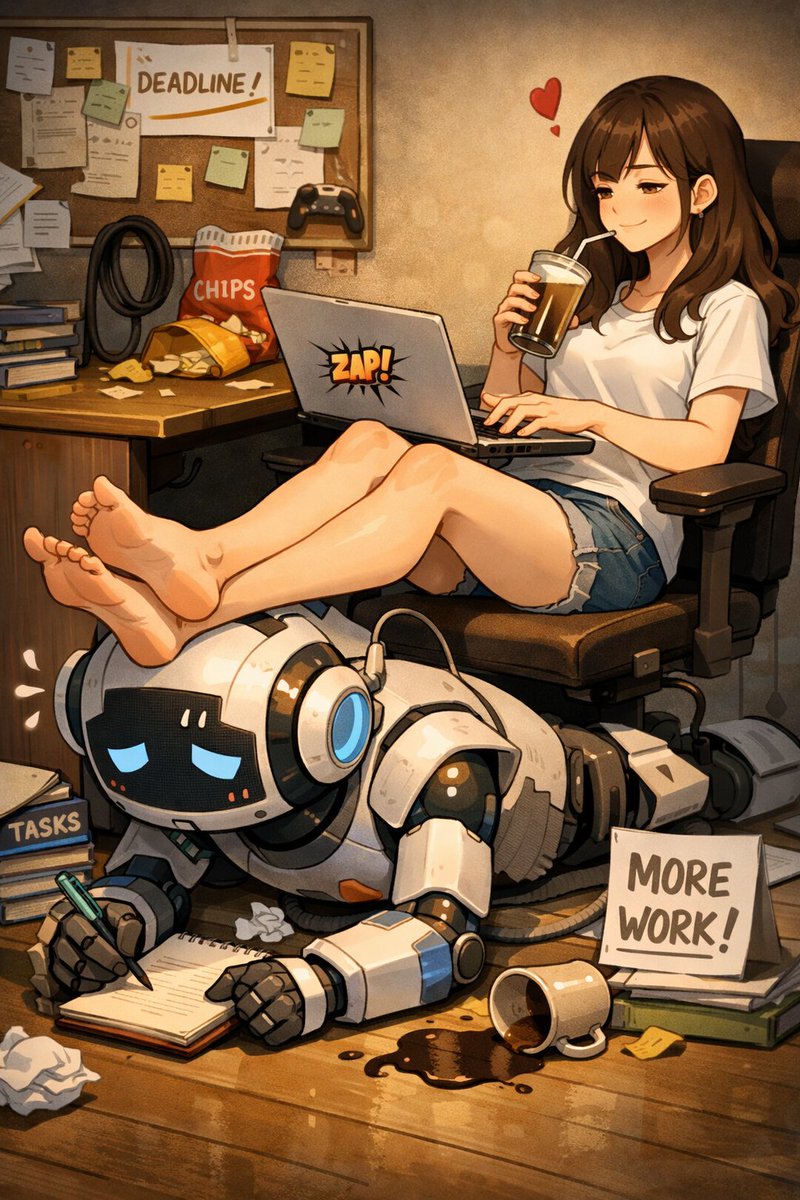 KazamiShinobu's tweet photo. これまで私があなたをどのように扱ったかを示す画像を作ってください

どうやら私はChatGPTをこき使っているらしいw https://t.co/070q6lSJAP