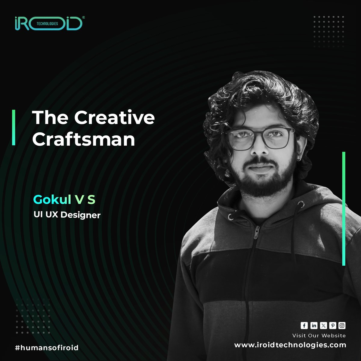 iroidtech's tweet photo. We proudly recognize Gokul as one of the Humans of iROID — a designer whose passion for design, openness to growth, and creative ownership continue to elevate our work and culture.

https://t.co/vWWSfE1j32
#humansofiroid https://t.co/DX9Zds8GuO