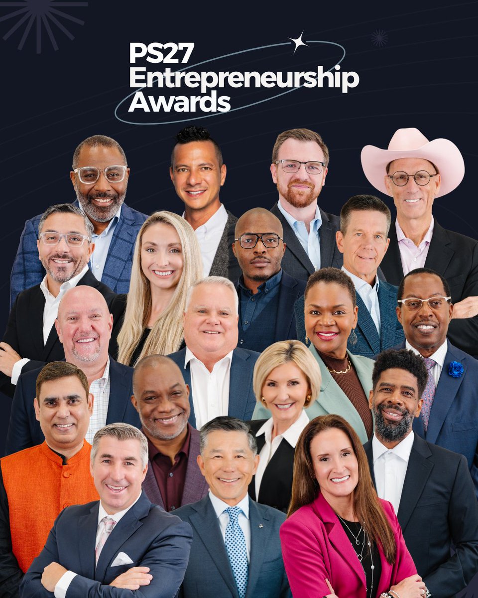 PS27Ventures's tweet photo. Tonight is the inaugural PS27 Entrepreneurship Awards, and we can't wait to see these stars light up the red carpet! Get ready for an evening of inspiration, celebration, and groundbreaking innovation. ⭐️ #THINKBIGstartsmall https://t.co/T87BsIKwkq