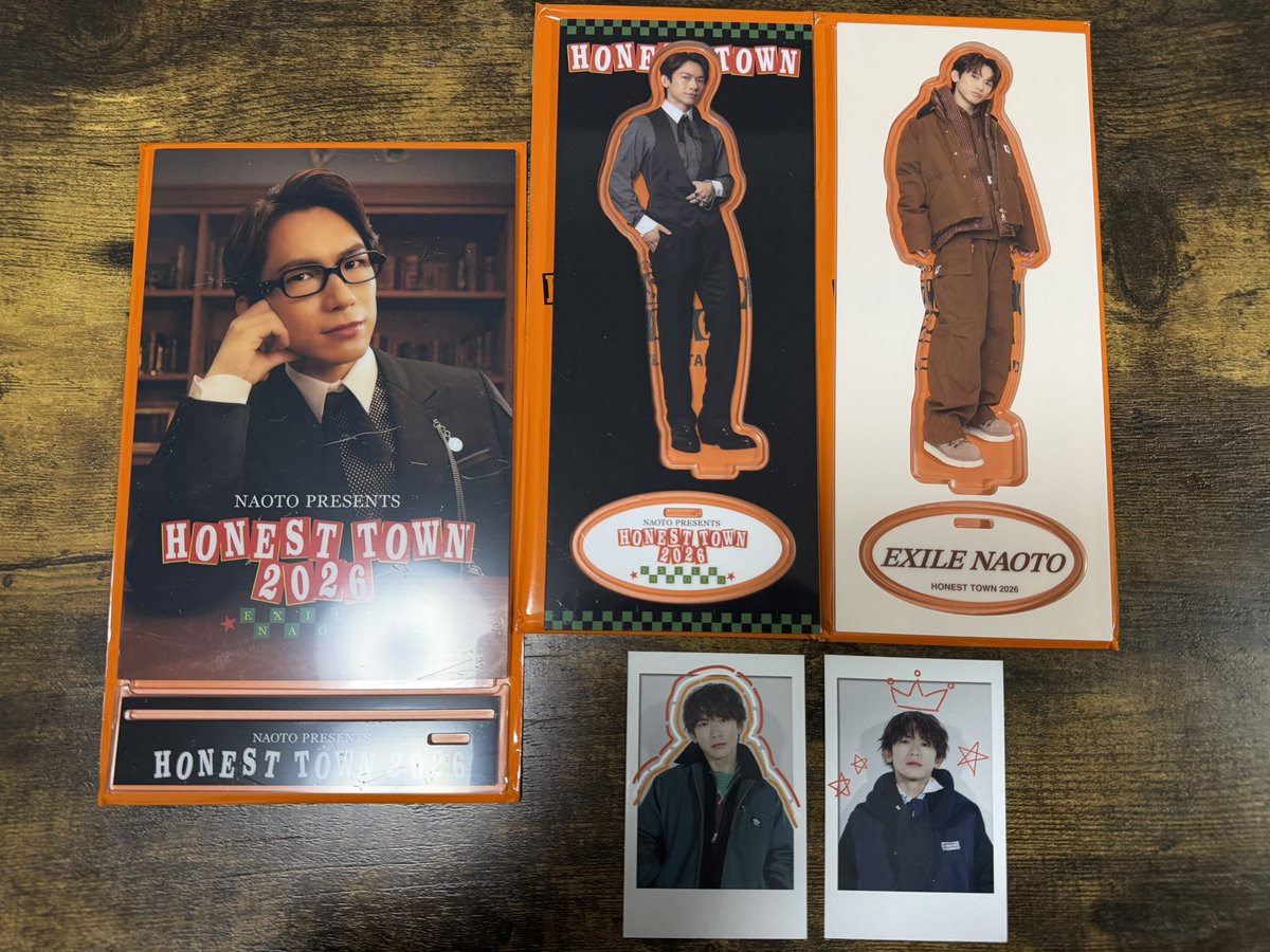 交換】NAOTO PRESENTS HONEST TOWN2026 アクリルスタンド アクリル