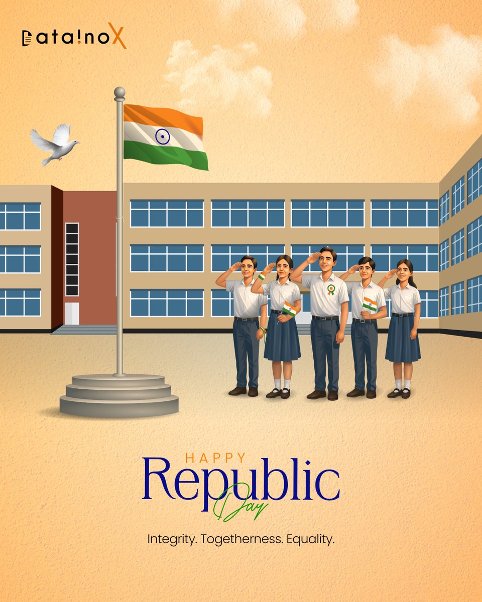 Datainox's tweet photo. 🌟 Our nation withstands principles that allow every citizen to enjoy freedom with equal rights. Here’s to protecting our constitution, happy republic day. 🇮🇳 🎉

#HappyRepublicDay #RepublicDayIndia #RepublicDay #JaiHind #VandeMataram #IndianDemocracy #SalutingOurNation #DataInox https://t.co/JXyaez7pNC