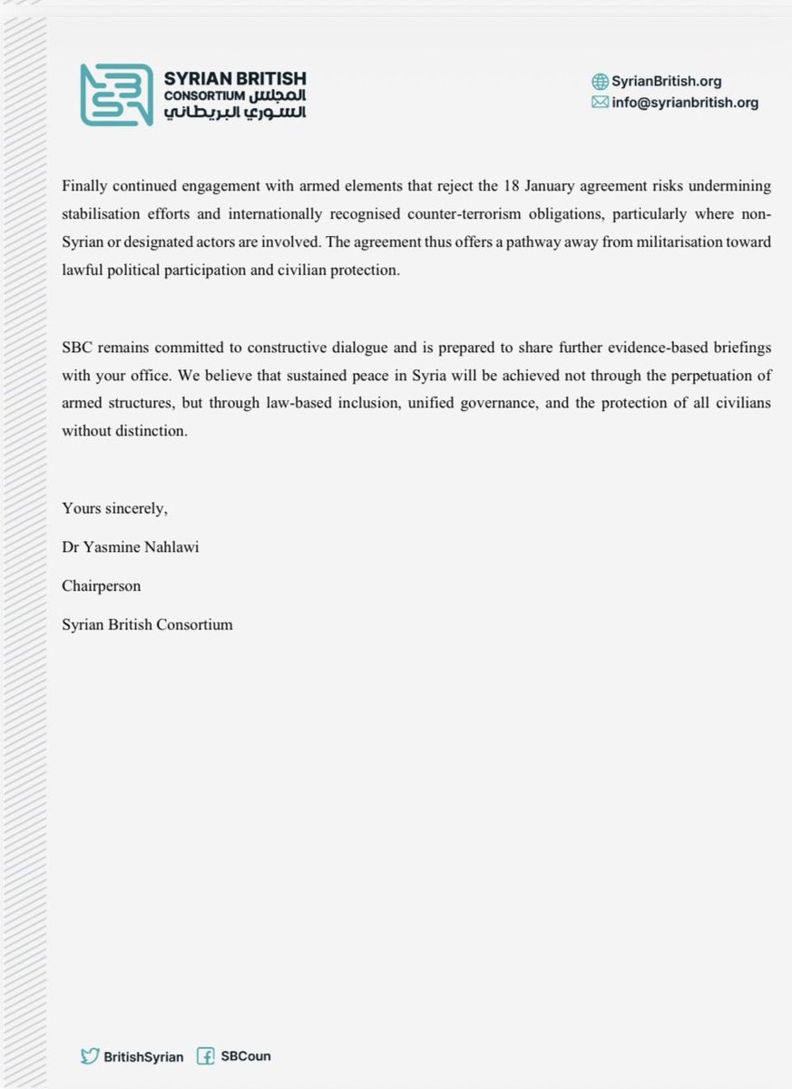 Syrian British Consortium tweet media