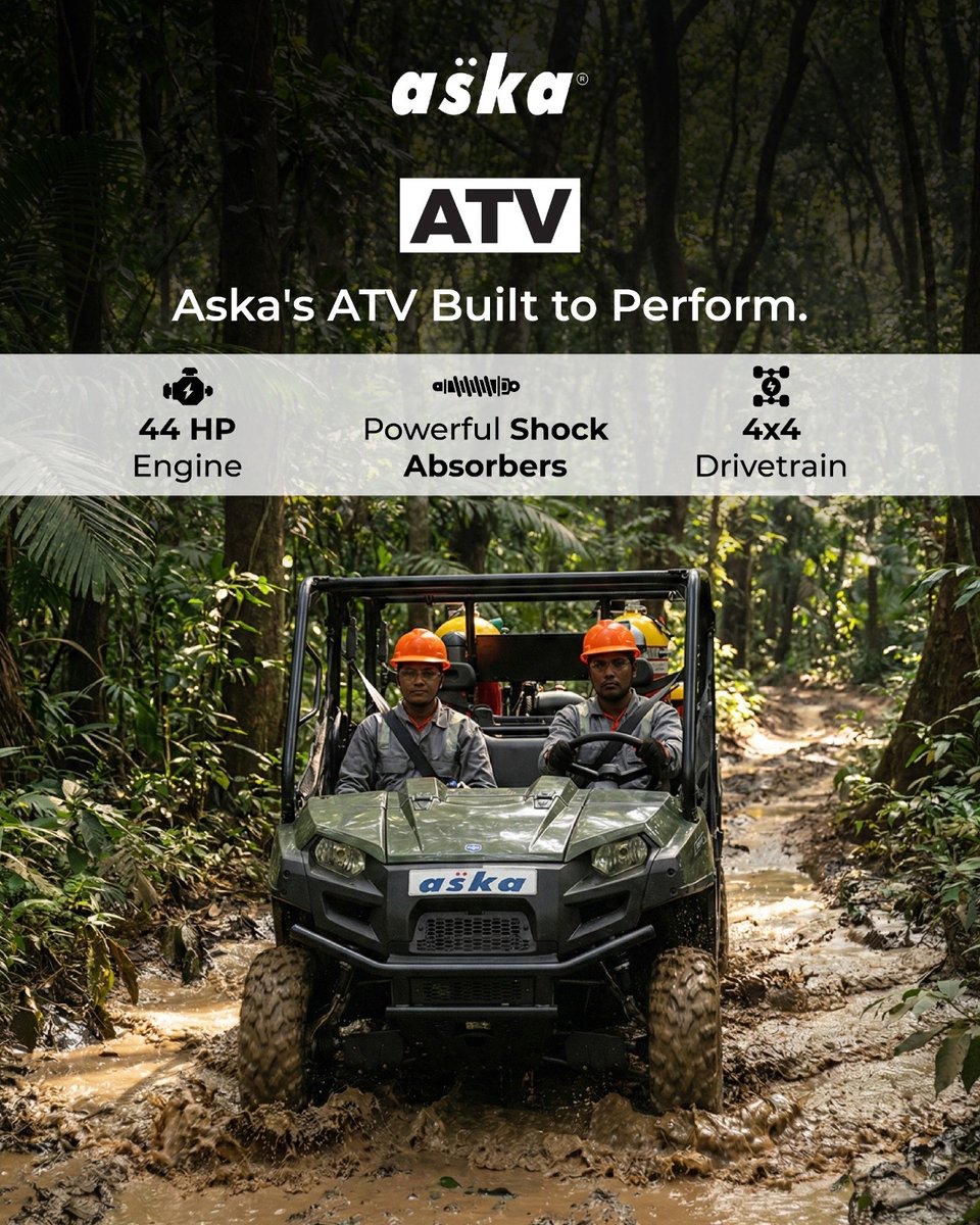 The ATV is rugged, reliable, and perfect for rescue teams and field ops in challenging terrain engineered to keep your lighting and safety tools close at hand.
#PowertoIlluminate #AskaLight #AskasATV  #RescueReady #IndustrialMobility