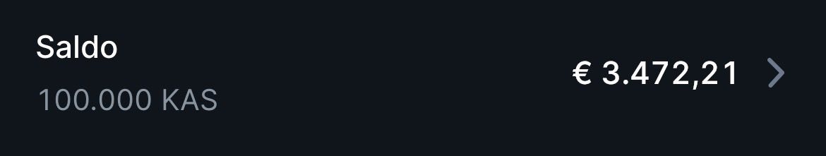 IntroMax17's tweet image. Big milestone for me: today marks the day I bought my first ever cryptocurrency other than Bitcoin.

Kaspa (KAS) at €0,034.

I’ve been watching it for a while and decided to finally pull the trigger.