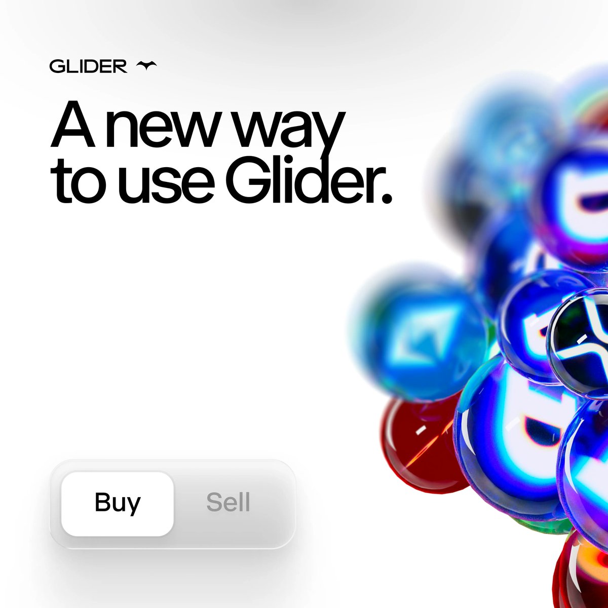 glider_fi's tweet image. The simplest way to use Glider is now live.

Buy or sell any token.
No setup, no gas fees.

First $10M volume earns 5x points.
(5 points for every $10 traded)

Rewards drop after.

Being early always wins.