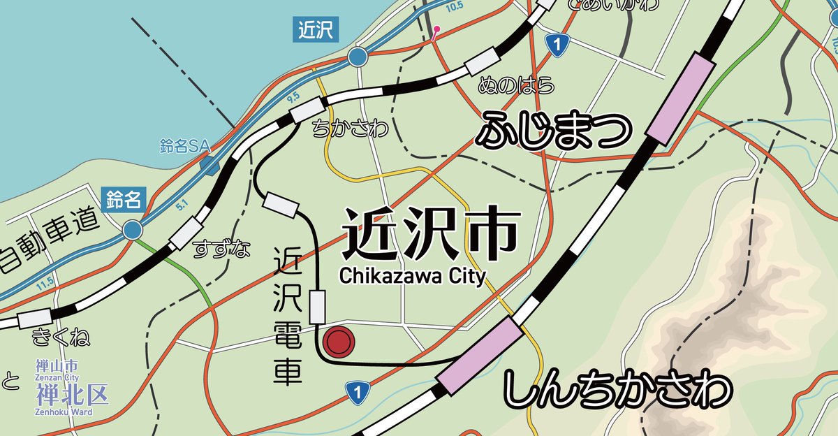 こういった短距離路線からしか摂取できない栄養素があるのです。
自治体名と駅名の表記揺れもまた良い。
#近沢電車 #日木国の鉄道