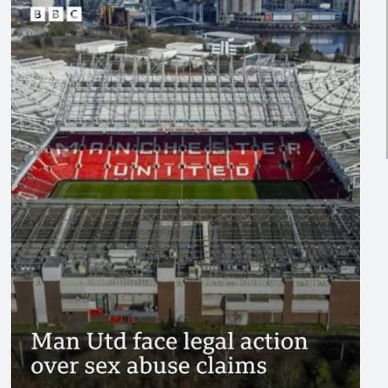 althani1991mufc's tweet photo. Breaking News! ๐ซ
Manchester United has consistent historic & current cases of sexualised & abusive behaviour including ex-players, which shows institutional & systemic abuse of Women & Youth, which has become normalised under the Glazers & Ineos.
The data does not lie: https://t.co/5cotRBszDy