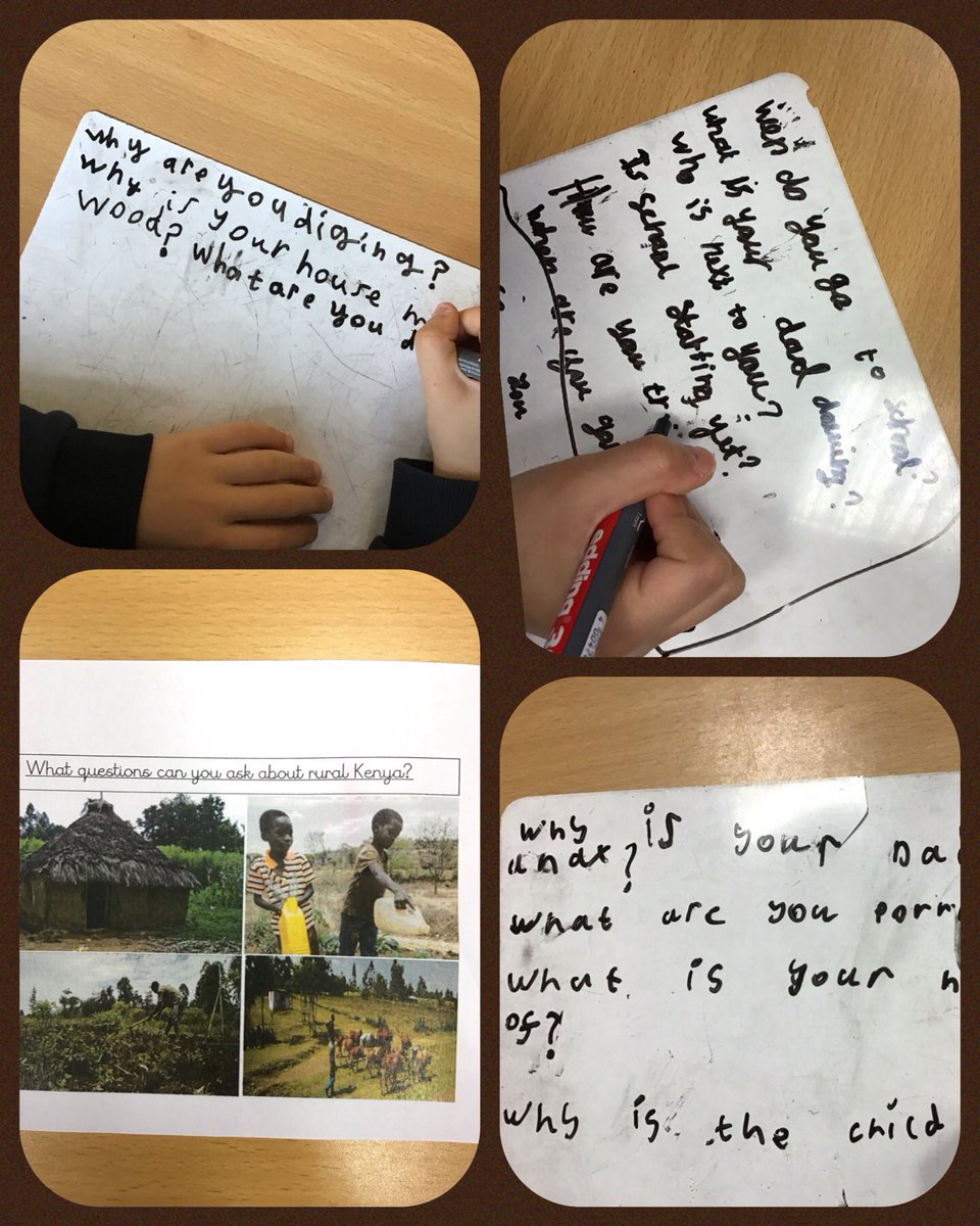 alstonprimaryb9's tweet image. This week, Year 2 explored question marks in grammar. We used our questioning skills to think of questions that we could ask about rural Kenya 🇰🇪 #crosscurricular #geography #grammar