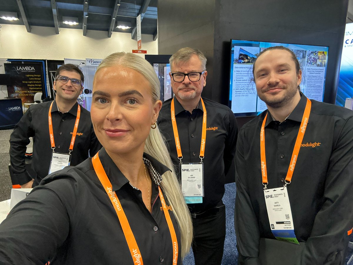 👋 Last day at Photonics West 2026!

There’s still time to connect — come meet the Modulight team at Booth #343 before the show wraps up!

A big thank you to everyone who’s stopped by so far for the great conversations and inspiring discussions.

🔗 modulight.com/events/#pw-26