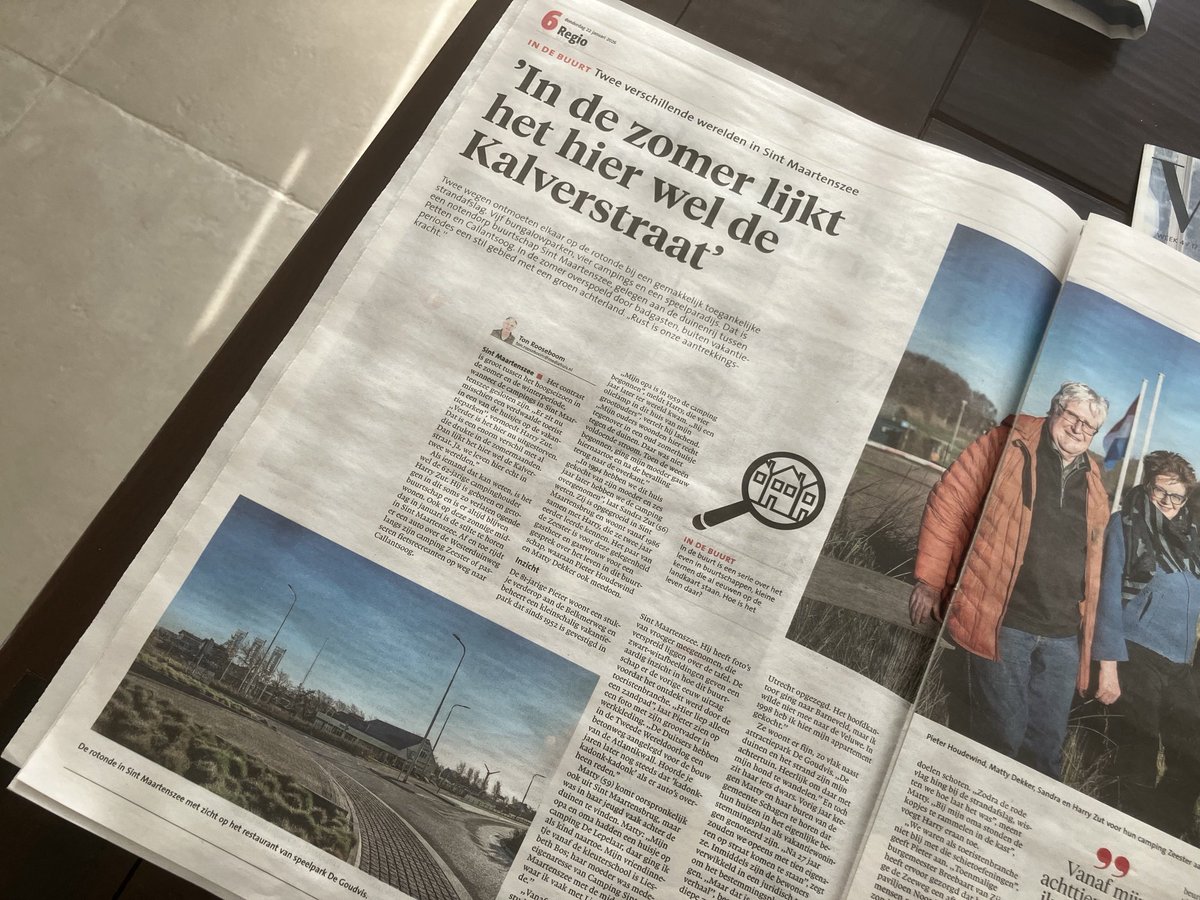 De Kalverstraat in de gemeente Schagen.Leuk artikel “In de buurt”. Tijdens de start nieuwe gemeente Schagen goeie herinneringen met deze groep aan het bestuurlijk toeristisch overleg.