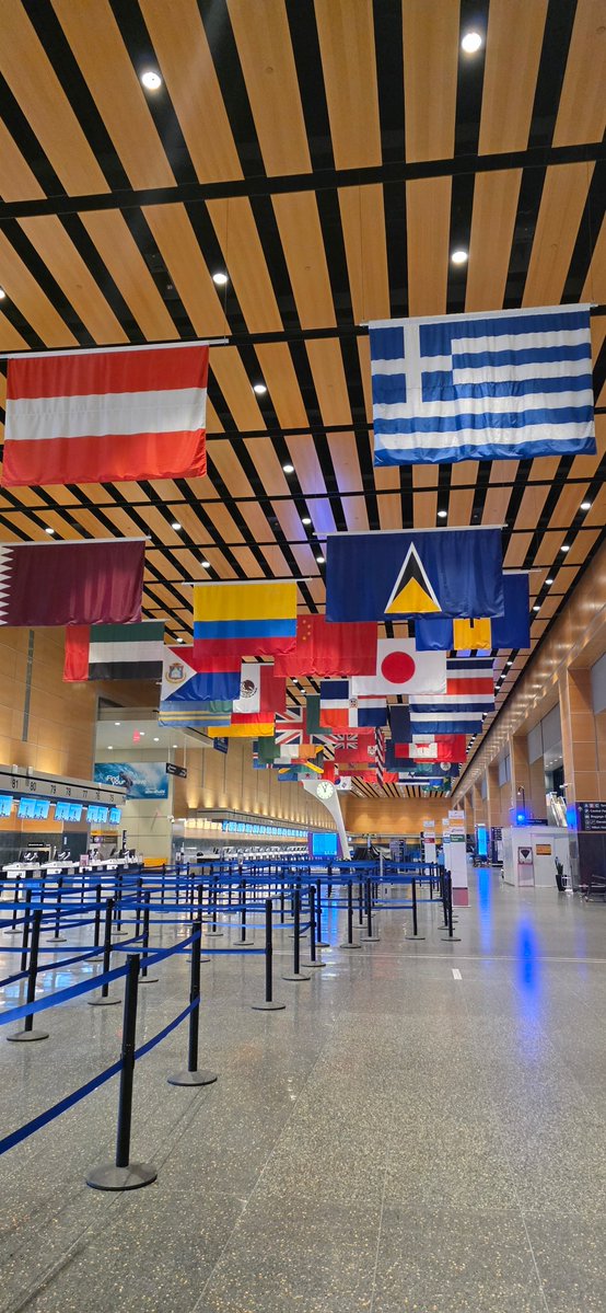 Did you know?

Boston Logan Airport's Hall of Flags shows every country you can fly to nonstop from Boston.

A new flag goes up the day a new country is added.

✈️🌍