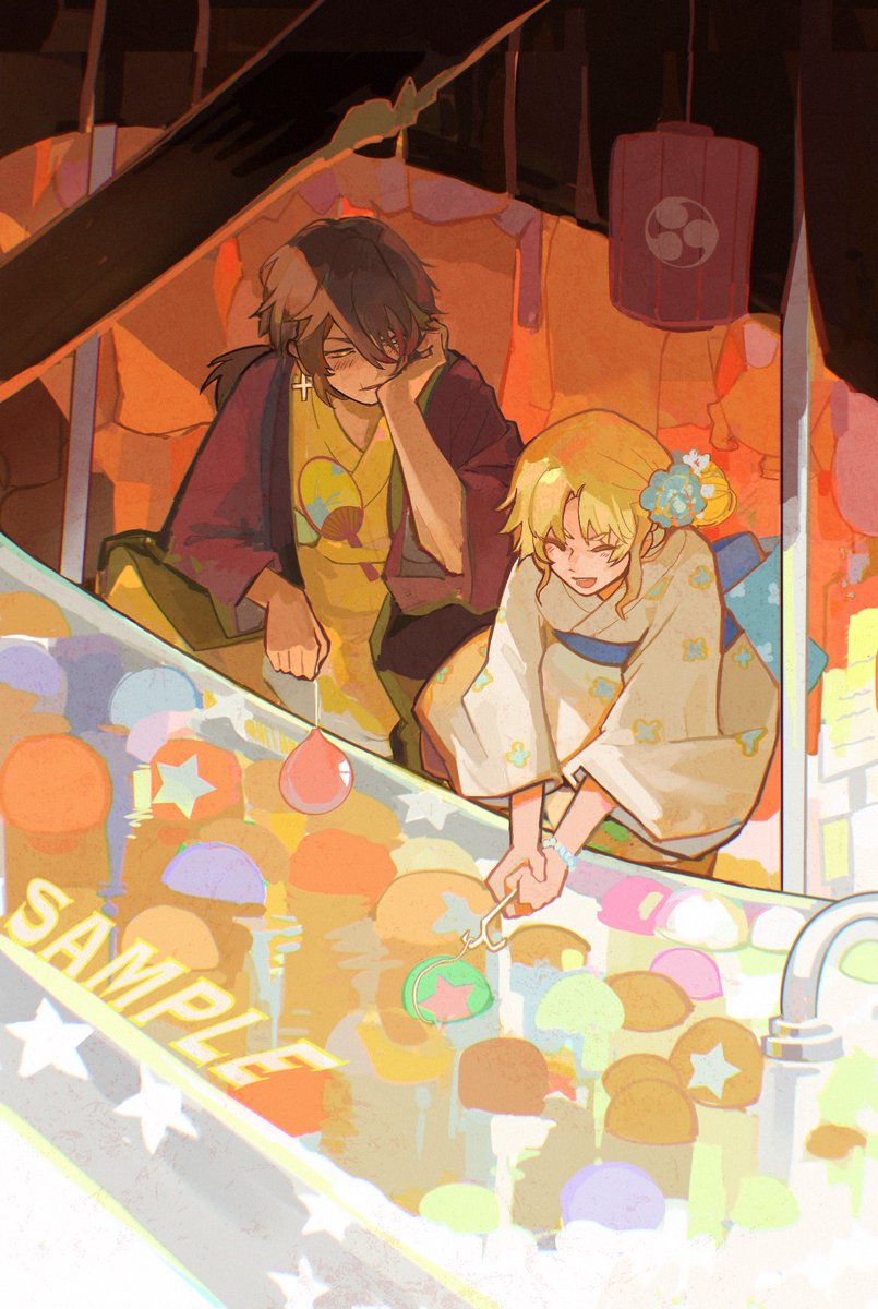 夏祭り❤️🧡
#VGenComm #commissionopen #headshot #commissions #夏祭り #CoupleVibes