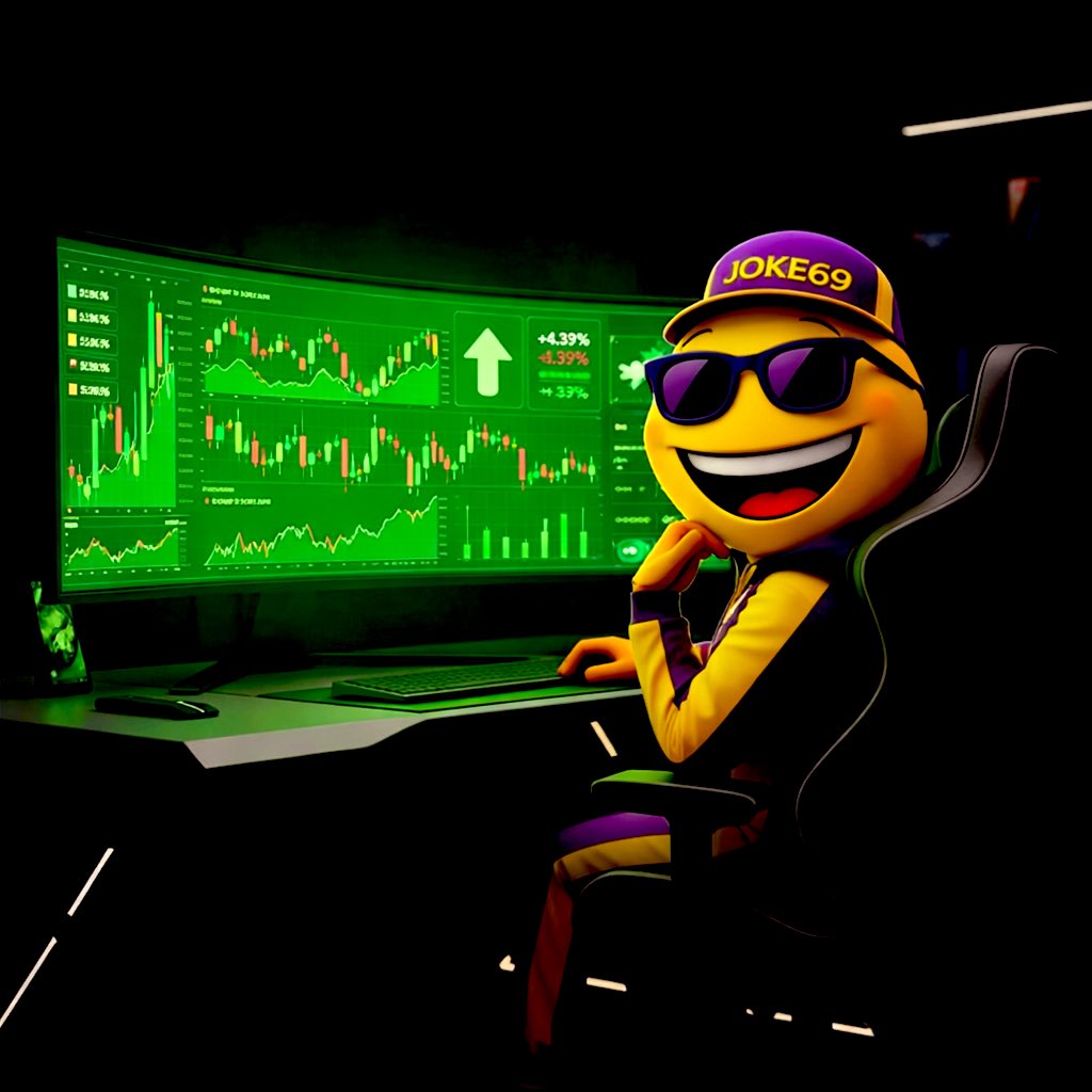 Joke69fun's tweet photo. When the chart is quiet
but the vibe is loud 😂🎧

$JOKE69
Laugh First. Moon Later 🚀
#JOKE69 #Memecoin https://t.co/GGoNbwIKh6