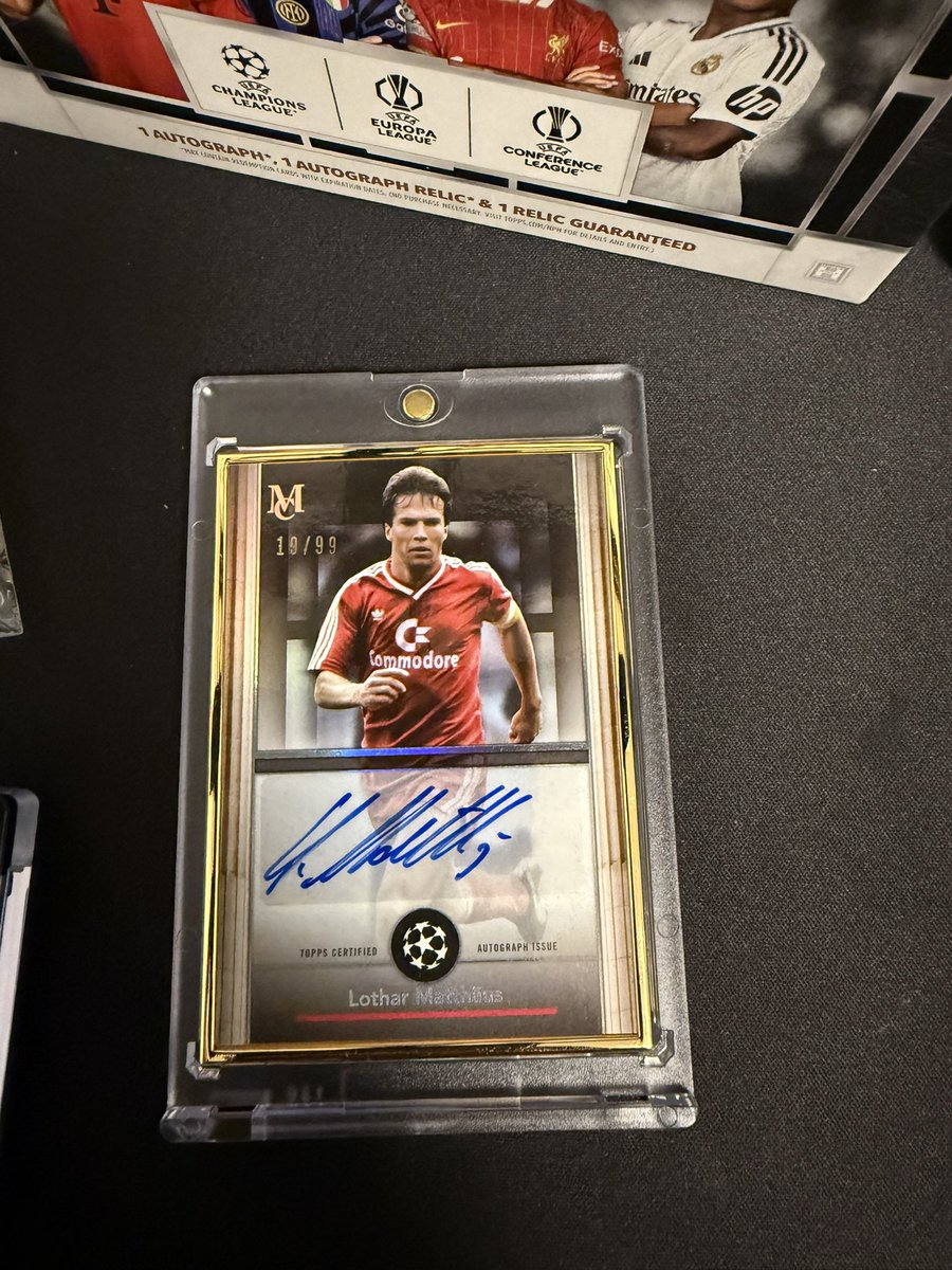 新参者にも優しく教えていただき、ありがとうございました🙇
ローターマテウス当たりました！！
#topps 
<a href="/BROG_SUIDOBASHI/">BROG 水道橋店</a>