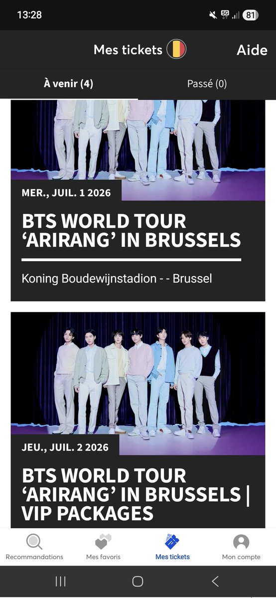 mandydth's tweet image. La vente TM la plus rapide de ma vie, à bientôt les garçons 💜💜💜