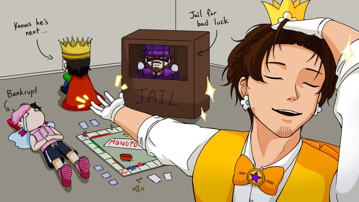 chocomello_0303's tweet image. I got lazy when drawing Vernias... (；一_一)

#partycrashers #partycrashersfanart