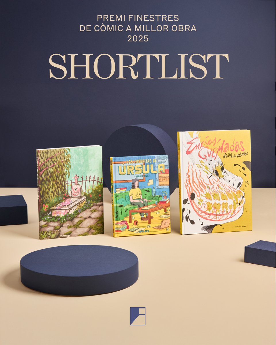 Ens complau anunciar la Shortlist amb els tres títols finalistes de la primera edició del 𝗣𝗿𝗲𝗺𝗶 𝗙𝗶𝗻𝗲𝘀𝘁𝗿𝗲𝘀 𝗱𝗲 𝗖𝗼̀𝗺𝗶𝗰 𝗮 𝗠𝗶𝗹𝗹𝗼𝗿 𝗢𝗯𝗿𝗮.

Enhorabona a les autores finalistes i a les seves editorials! 💛