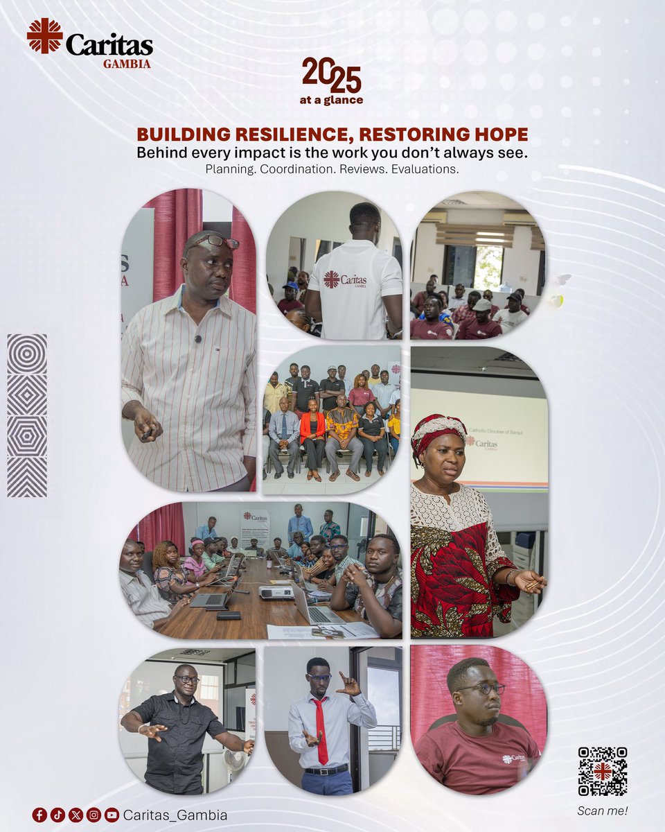 CaritasGambia's tweet photo. Impact is built long before it is felt.
Through frequent coordination meetings, structured planning, rigorous reviews, and evaluations, we ensure our work is intentional and accountable.
#CaritasGambia https://t.co/tJg5G6dsQl