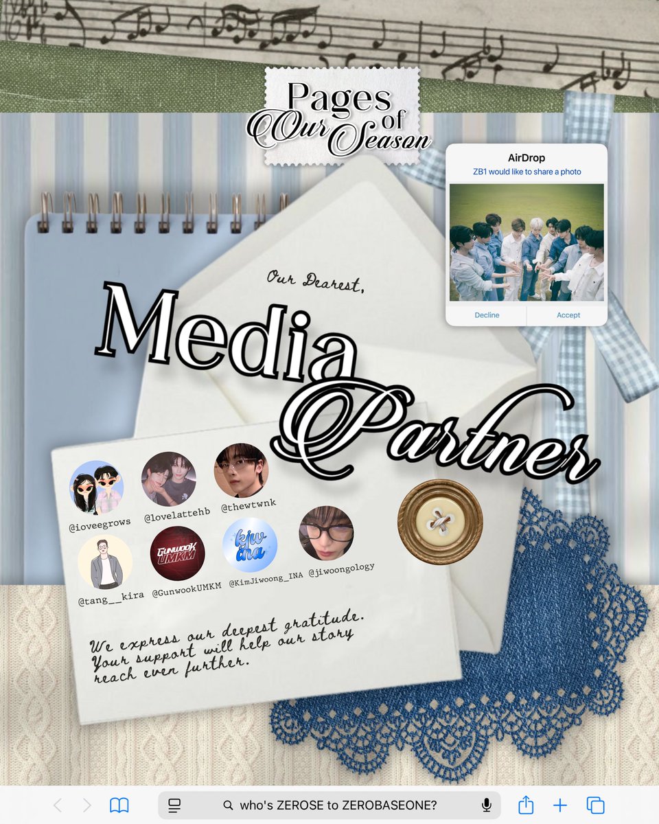 pagesofzb1's tweet image. We express our deepest gratitude to our media partners, your help matters to us. We're looking forward to more partnership!

@GunwookUMKM
@KimJiwoong_INA
@tang__kira
@jiwoongology
@LoveLatteHB
@thewtwnk
@ioveegrows

#PagesofOurSeason