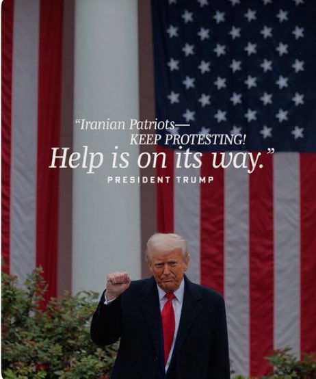 ahampay's tweet image. Since @POTUS promised Iranian patriots ‘KEEP PROTESTING! Help is on its way,’ over 20,000 Iranians have been killed by the regime.
Help still hasn’t arrived.
Words without action mean nothing.
#IranMassacre