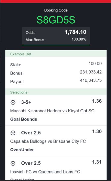 1784 odds
22 games , pick your best 18