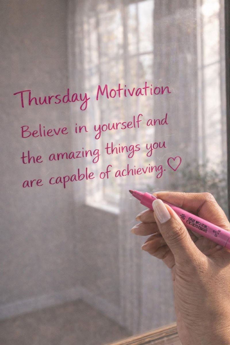 Thursdays Motivation 🙌🏽 Keep Believing in Yourself ✨