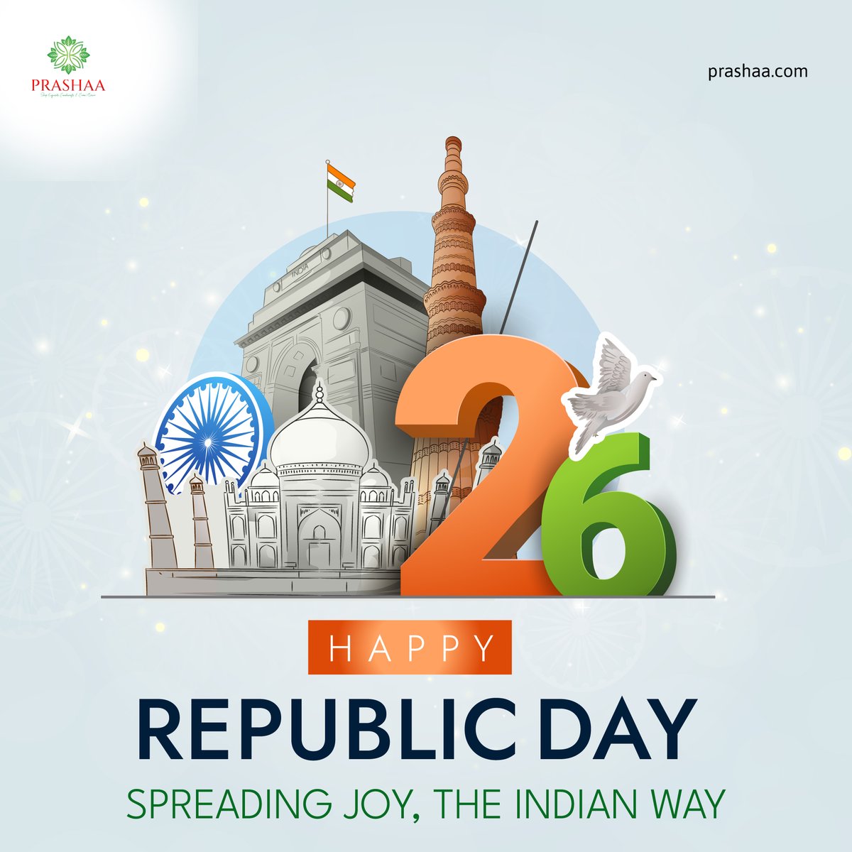 prashaagifts's tweet photo. Happy Republic Day To All

Celebrating the spirit of India with joy and gratitude.

Shop Now - https://t.co/VKSEzmhEeN

#RepublicDay #ProudIndian #PrashaaReturnGifts #ReturnGifts #JoyOfGifting #India https://t.co/KbuwO8bwWE