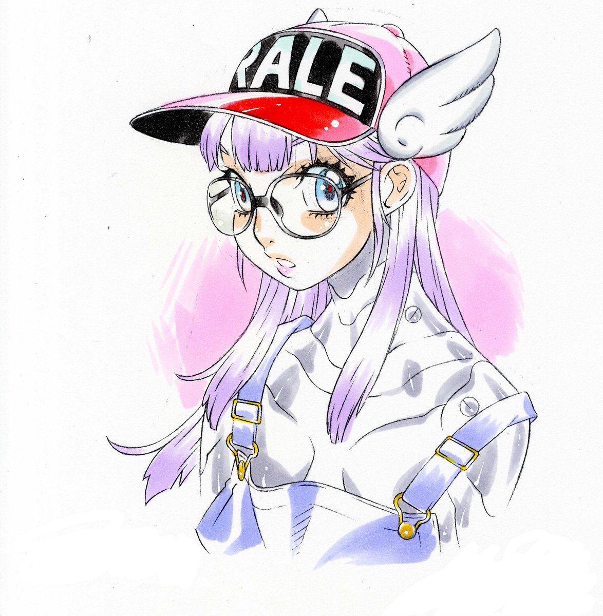 #無言で帽子をかぶったイラストを貼る見た人も貼る 