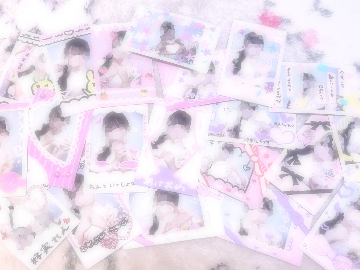 ランチェキ販売20分前！今回の落書きは、大大吉や書き初め(風)や俳句